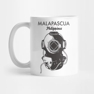 Malapascua Philippines Diving travel poster Mug